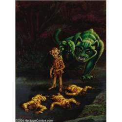 Kelly Freas - Analog Cover Original Art (1998).