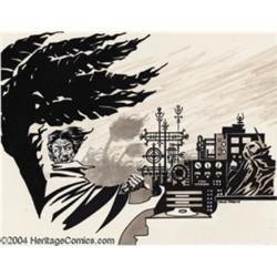 Kelly Freas - "Weather War II" Analog Illustration Original Art (1976).