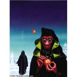 Kelly Freas - Analog Cover Original Art (1989).