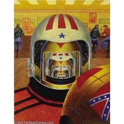 Kelly Freas - Analog Science Fiction and Fact Magazine Cover Original Art (Dell, 2001).