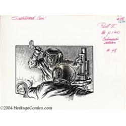 Kelly Freas - Science Fiction Scratchboard Illustration #48 "Cochenour's Return" Original Art (Balla