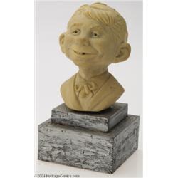 Kelly Freas - Original Prototype Sculpture for the Alfred E. Neuman Bust (1960).