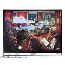 Kelly Freas - "The Bar Exam" Signed and Remarqued Lithograph AP (1995).