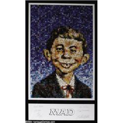 Kelly Freas - Autographed "Mad Hits the Big 4-0-0 (Big Deal!)" Print PP 21/25 (1993).