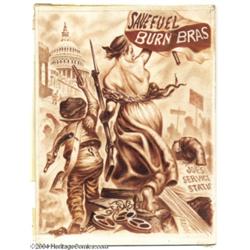 Kelly Freas - Crazy Magazine "Kelly's Cockeyed Canvas" Illustration Original Art (Major Magazines, 1