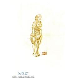 Kelly Freas - Crazy Magazine Original Art "Kelly's Cockeyed Canvas" Little Dutch Girl (Preliminary #