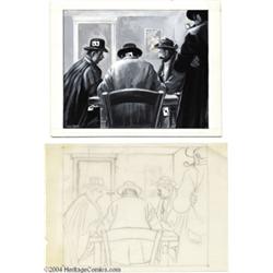 Kelly Freas - Crazy Magazine Original Art "Kelly's Cockeyed Canvas" Aces High (undated).