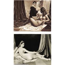 Kelly Freas - Canvas Confidential "Odalisque en Grisaille" Original Illustration (Dial Press, 1963).