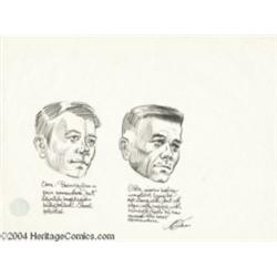 Kelly Freas - Studies in Aging #1 Original Art (1958).