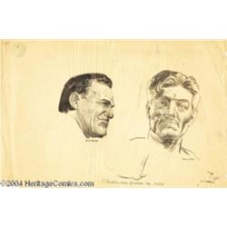 Kelly Freas - Studies in Aging #3 Illustration Original Art (1958).