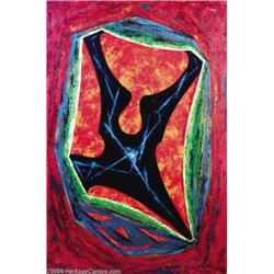 Kelly Freas - "Tranquility" Painting Original Art (1962).