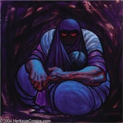 Kelly Freas - "Mother" Oil Painting Original Art (1962).