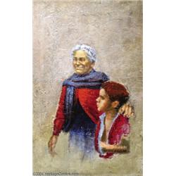 Kelly Freas - "Abuela" Painting Original Art (1963).