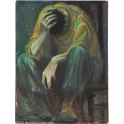 Kelly Freas - "Despair" Painting Original Art (1963).