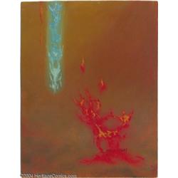 Kelly Freas - "Duality" Painting Original Art (1963).