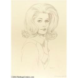 Kelly Freas - "Baby Jane" Illustration Original Art (1964).