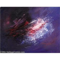 Kelly Freas - "Breakthrough" Painting Original Art (undated).