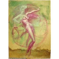 Kelly Freas - "My Lady Dances" Painting Original Art (undated).