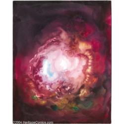 Kelly Freas - "Protostar" Painting Original Art (undated).