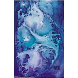 Kelly Freas - "Bear's Still a Precious Jewel" Painting Original Art (undated).