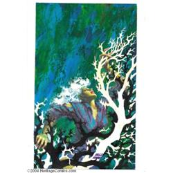 Kelly Freas - "Trapped Among the Briars" Painting Original Art (undated).