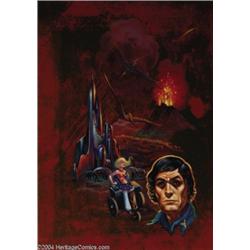 Kelly Freas - "The Unknown Shore" Laser Book #19 Cover Original Art (Laser Books, 1976).