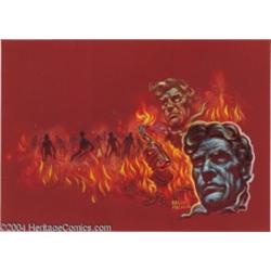 Kelly Freas - "The Extraterritorial" Laser Book #52 Cover Original Art (Laser Books, 1977).