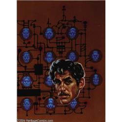 Kelly Freas - "Shepherd" Laser Book #55 Cover Original Art (Laser Books, 1977).