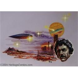 Kelly Freas - "Alternative Time" Laser Book #59 Unpublished Cover Original Art (Laser Books, 1976).