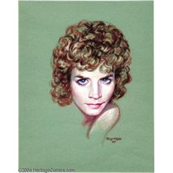 Kelly Freas - Portrait Illustration Original Art (1984).