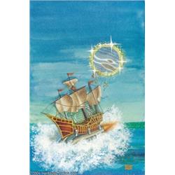 Kelly Freas - "The Wilting" Cover Painting Original Art (Tor, 1992).