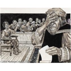 Kelly Freas - "In Search of: The Werewolf" and "Kidnapped" Illustrations Original Art, Group of 6 (1