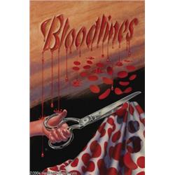 Kelly Freas - "Bloodlines" Cover Painting Original Art (Longmeadow Press, 1994).