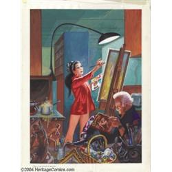 Kelly Freas - "The Jerry's" Artarama Catalog Cover Original Art (1996).