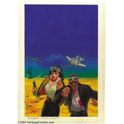 Kelly Freas - "Birds of Prey" Unused Cover Painting Original Art (1998).