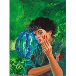 Kelly Freas - "Coming Home" Frontispiece Painting Original Art (Easton Press, 2000).