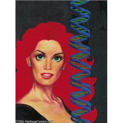 Kelly Freas - "Images, Conceits and Lollygags" Cover Painting Original Art (Gryphon Books, 2003).