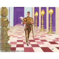 Kelly Freas - "Lord Captain of the Panarch's Region" Role Playing Card Illustration Original Art (un