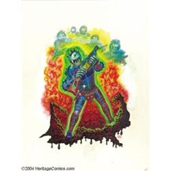 Kelly Freas - Unused SF Comic Cover Original Art (undated).