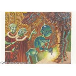 Kelly Freas - Magic the Gathering "The Toy Maker" Painting Original Art (undated).