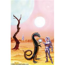 Laura Freas - "New Eves" Cover Original Art (Longmeadow Press, 1994).