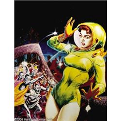 Kelly Freas - "Riot" Poster Color Proof (undated).