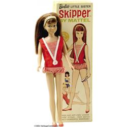 Barbie's Little Sister Skipper Doll w/Box (Mattel, 1963).