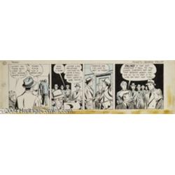 Milton Caniff - Terry and the Pirates Daily Original Comic Strip Art, dated 11-15-38 (Chicago Tribun