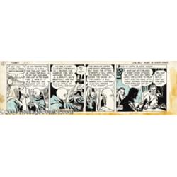 Milton Caniff - Terry and the Pirates Daily Comic Strip Original Art, dated 1-29-40 (The Chicago Tri