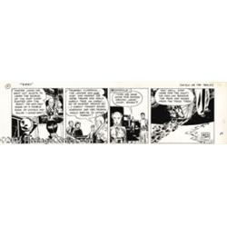 Milton Caniff - Terry and the Pirates Daily Comic Strip Original Art, dated 9-18-41 (The Chicago Tri