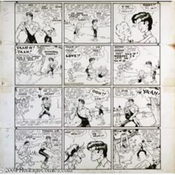 Al Capp Studios - Li'l Abner Sunday Comic Strip Original Art, dated 9-1-40 (United Features Syndicat