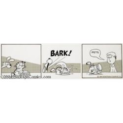 Jim Davis Studio - Garfield Daily Comic Strip Original Art, dated 6-11-81 (United Feature Syndicate,