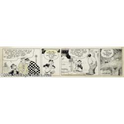 Billy DeBeck - Barney Google and Snuffy Smith Daily Comic Strip Original Art, dated 12-19-35 (King F