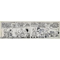 Walt Kelly - Pogo Daily Original Art Comic Strip Original Art, dated 5-11-66 (Hall Syndicate, 1966).